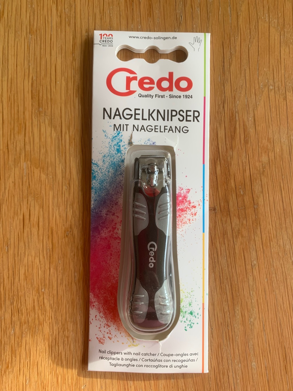 Brand New & Sealed CREDO Solingen Straight Nail Clippers With Catcher