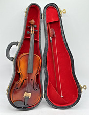 Vintage Miniature Violin in Original Case 11....
