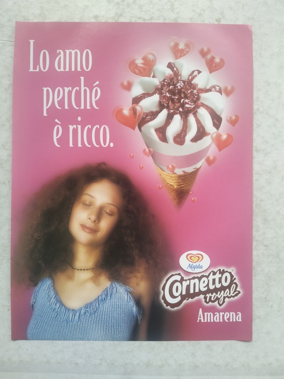 RITAGLIO - ALGIDA CORNETTO ROYAL AMARENA - GQ 2000