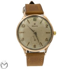 Orologio ZENITH Stellina Vintage Cal 40 carica manuale oro 18 kt 750 Uomo 126...