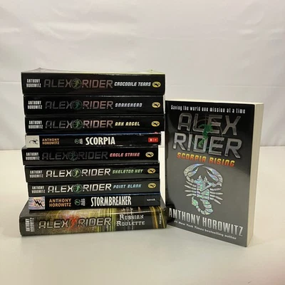 10 Alex Rider Series TPB & HCDJ Espionage Jr Fiction Novels Lot Anthony Horowitz - Image 1 of 4