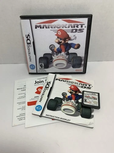 Mario Kart DS Mariokart Cart (Nintendo DS) Lite DSi XL 2DS 3DS w/Case & Manual