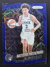 Natisha Hiedeman 2025 Panini Prizm WNBA Blue Velocity Prizms #53 Minnesota Lynx