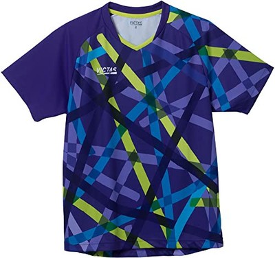 Victus Table Tennis Route Map Game Shirt JTTA Japan Table Tennis Association