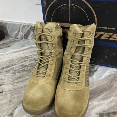 Bates Tactical Sport 2 Tall Side Zip Men's Sz 14 EW Tan Beige