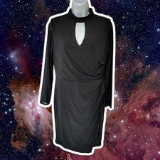 NEW Coast Size 14 Wiggle Dress Mesh Sleeves Choker Evening Party Sexy Date Night