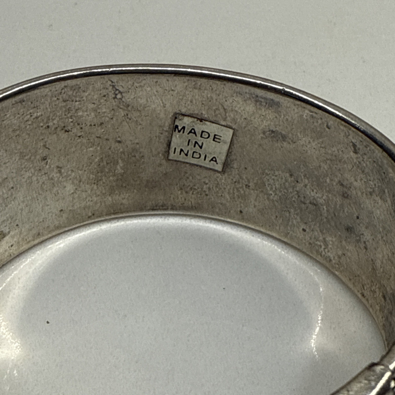 (2) Statement Boho Cuff Bracelets Bangles Silver … - image 10