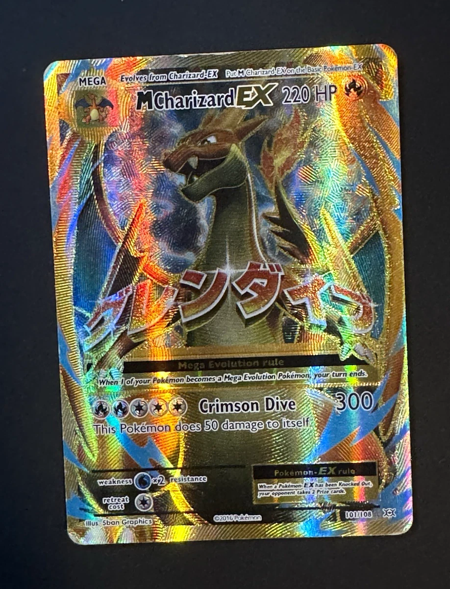 M リザードンEX Full Art 101/108 Preços baixos em M Charizard EX 101/108 Evolutions | eBay