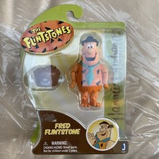 FRED FLINTSTONE HANNA BARBERA WB THE FLINTSTONES 3.75” FIGURE JAZWARES 71001