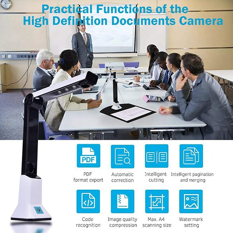 Document Camera for Teachers, Portable USB Document Camera Scanner