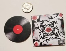Miniature Record Album Barbie  Action Figure 2"  1/6 Red Hot Chili Peppers Blood