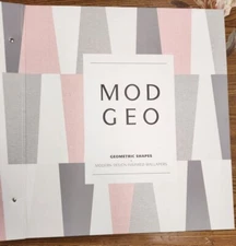 Mod Geo - Geometric Shapes - Wallpaper Sample Book by Wallquest