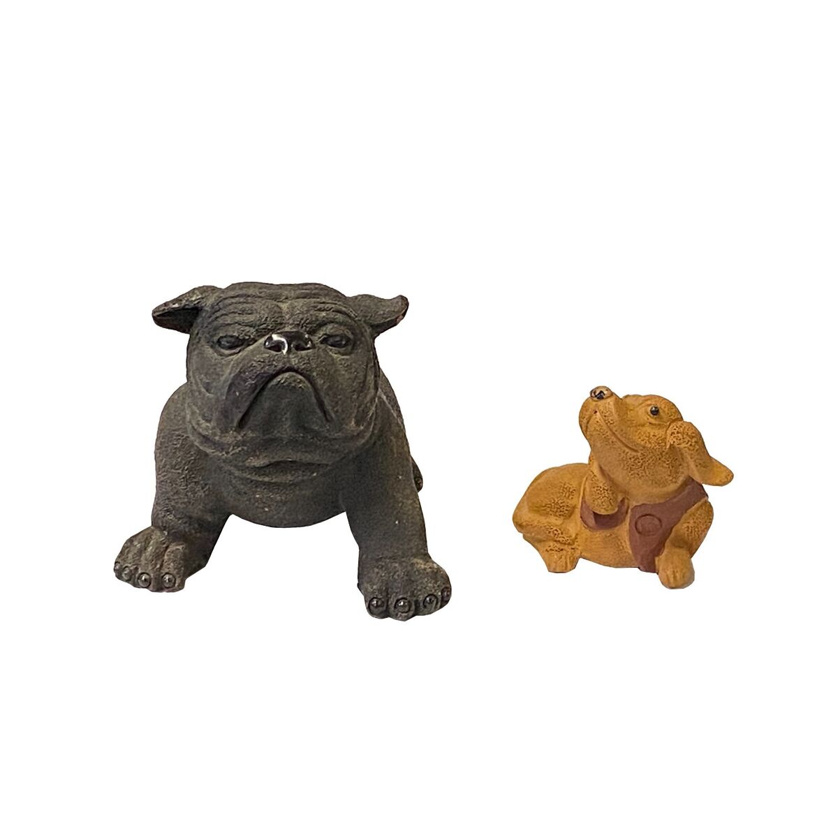 Set of 2 Small Ceramic Animal Figure Display Art ws2343S Set of 2 Small Ceramic Animal Figure Display Art ws2343S