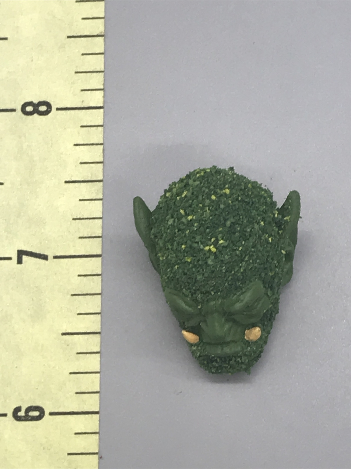 Mossy Green Orc Head 1/12 figure scale Mythic Legions Bryophytus