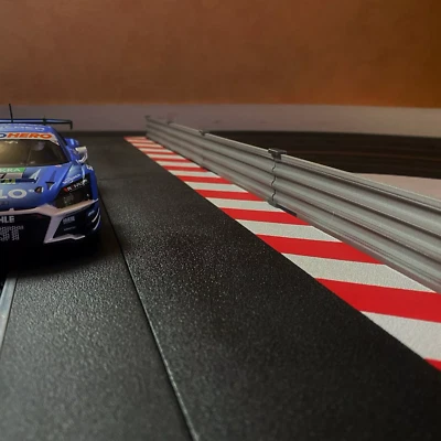 DSLOT 2m Begrenzung Leitplanke Zaun Carrera 124 132 Uni, Ninco, Scalextric