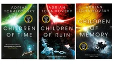 Children of Time Series 3 Books Collection Set By Adrian Tchaikovsky NEW Paprbck