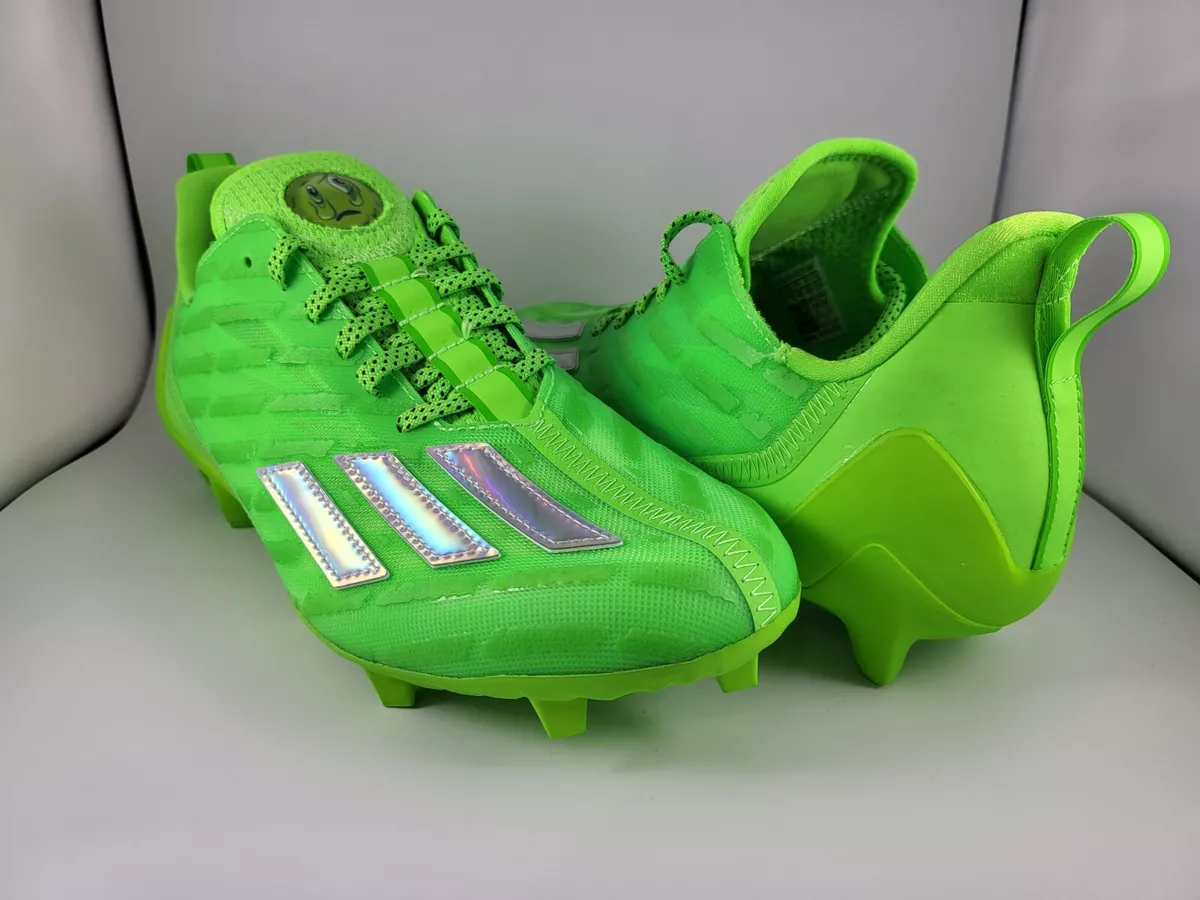 Adidas Adizero Big Mood Lime Green Football Cleats Size 8 New GX7891 NWB