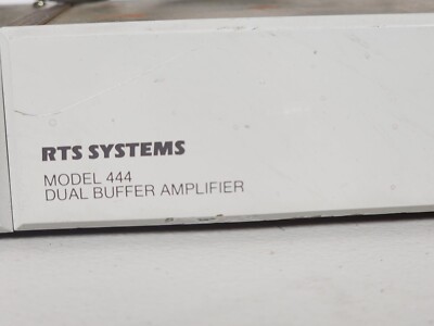 Dual (2) RTS Systems Model 444 Dual Buffer Amplifier