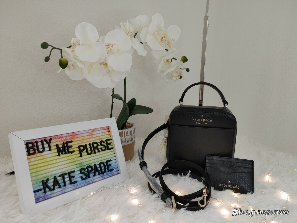 KATE SPADE DAISY VANITY CROSSBODY STACI SMALL SLIM CARD HOLDER