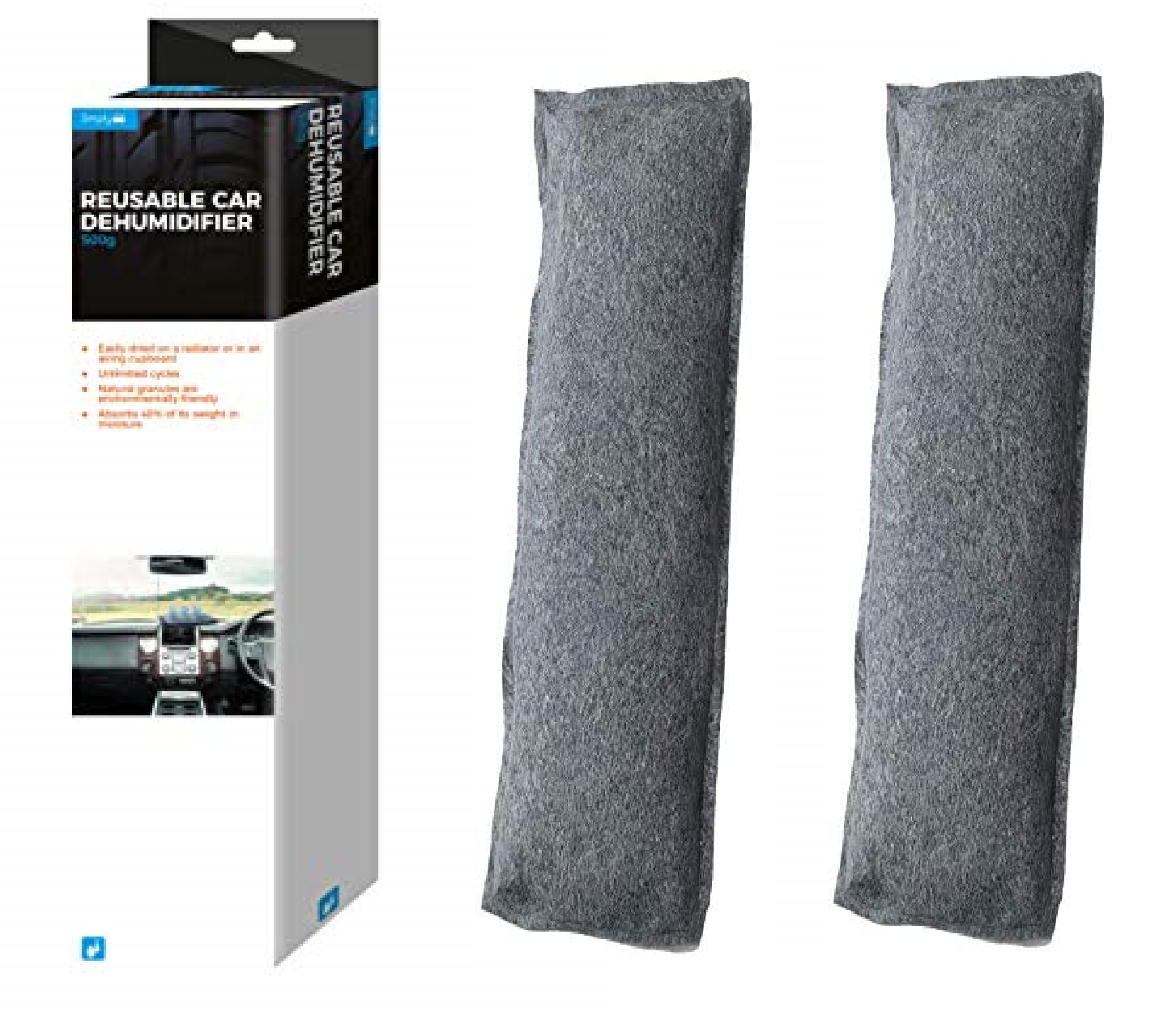 1kg Reusable Car Dehumidifier for Condensation Moisture Damp Absorb Silica Gel