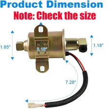 Electrical Fuel Pump 149-2620 A029F887 A047N929 for Onan Cummins Max 5 PSI