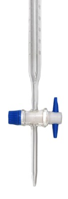 Burette, 25ml - White 0.10mL Graduations - Class A, Conforms with DIN ISO 385...