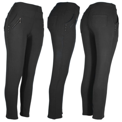 Women's Winter Pants Warm Fleece Fur Lined Stretch Thermal Dressy leggings - Picture 9 of 16