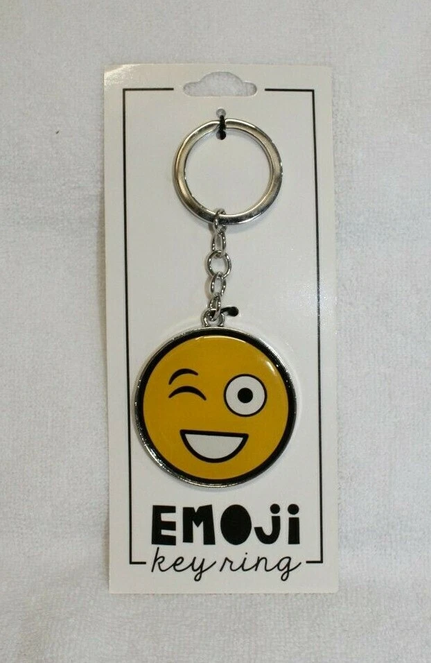 Emoji keychain metal sale