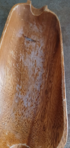 4 supports en bois de maïs sur le cobb sculpté main singe dosette 9" vintage PORTÉ PORTÉ USÉ - Photo 12/15
