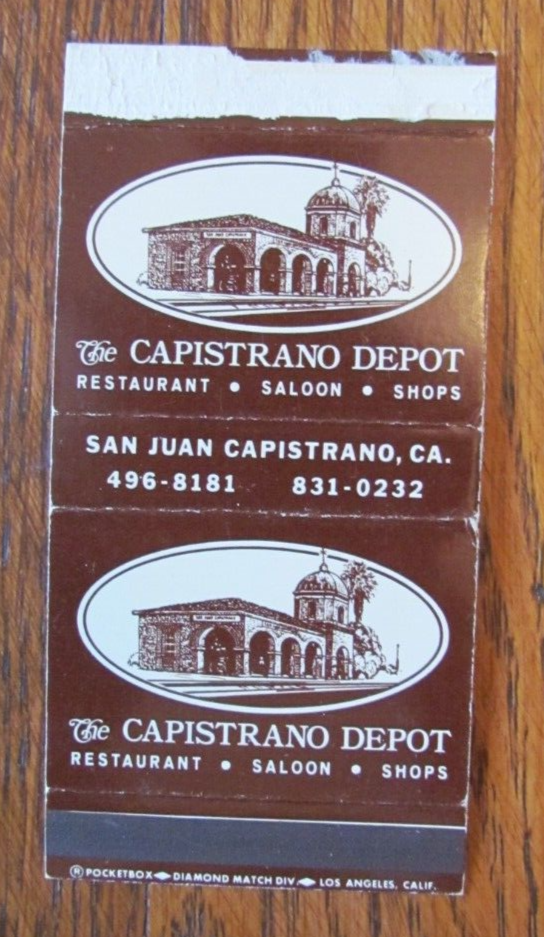 POCKETBOX MATCHBOX COVER CAPISTRANO DEPOT SAN JUAN CAPISTRANO