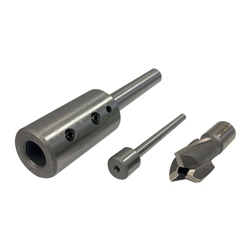 Juego de 21 piezas HSS vástago recto intercambiable piloto contraagujero Foto 4 de 4