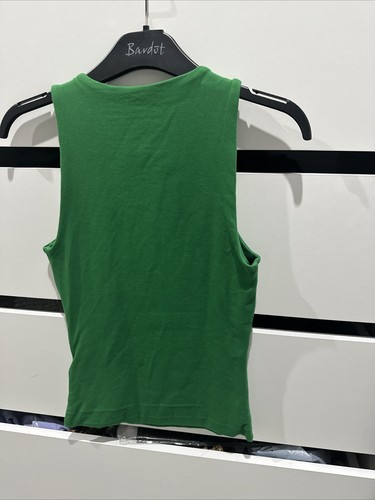 KOOKAI Size 1 (10aus) Green Tank Top Sleeveless Basic - Picture 2 of 2