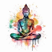 Yoga Om Vinyl Decal Sticker for Car, Laptop, tumbler, more. 008374