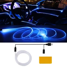 5M Car Interior RGB Neon Running Atmosphere Party Light Strip Ambient Lighting