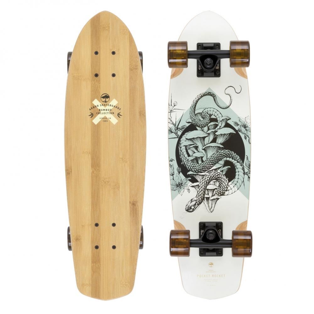 Arbor Bamboo Pocket Rocket Complete Cruiser - 27.0""