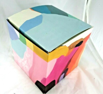 6 Premium Art Gift Boxes 7'' Reusable Claire Desjardin Artwork Anthropologie RARE