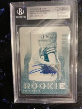 2018 Josh Allen AUTO 1/1 RC Rookie Rush Printing Plate Rookies and Stars 🔥 BGS