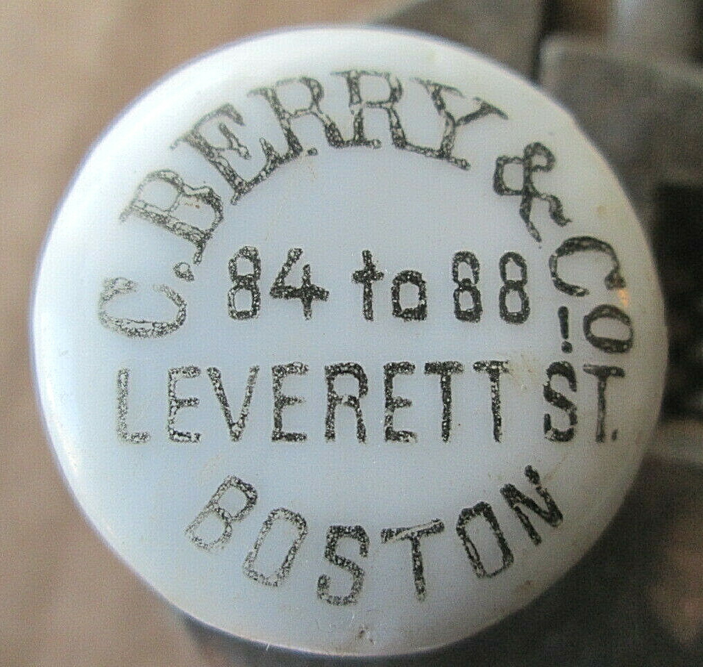 C. BERRY & Co. 84 TO 88 LEVERETT ST. BOSTON, K. HUTTER ON BASE, 15/16