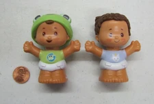 New! Fisher Price Little People Hispanic Boy Girl Baby Twins Frog Unicorn Shirts
