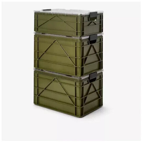 SidioCrate Starter Pack 2.0 -Color Green: Durable, modular storage for all needs