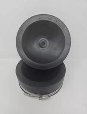 Fernco 6 Inch Qwik Pipe Cap, Cover, Seal, Heavy Duty Rubber W/Clamp. Lot of 2.