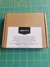 AAA Batteries Amazon Basics Alkaline Pack 36 Count - Exp. 2032 - New Sealed