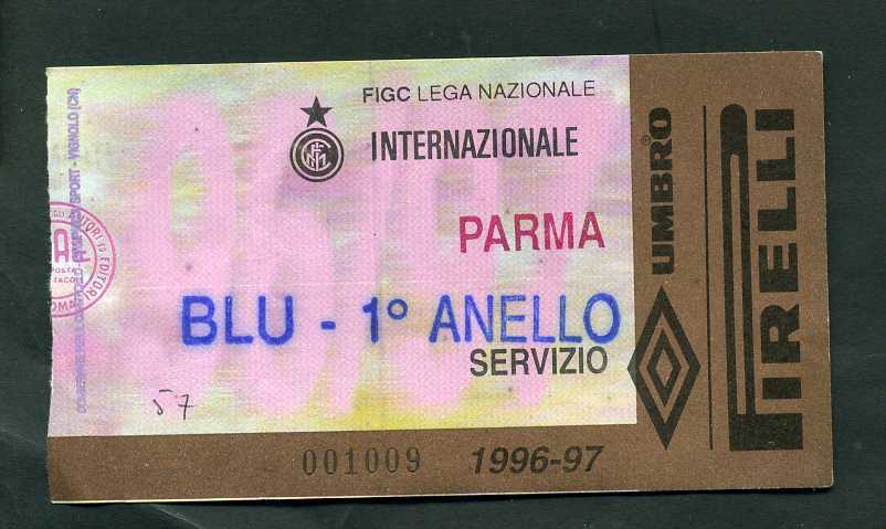 Parma Inter 2014 Biglietti Prima