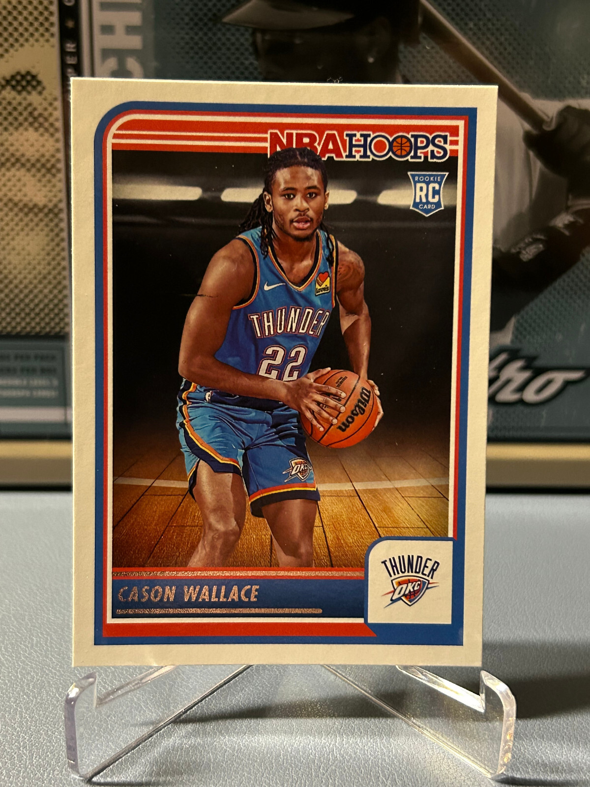 2023-24 NBA Hoops #252 Cason Wallace RC Oklahoma City Thunder