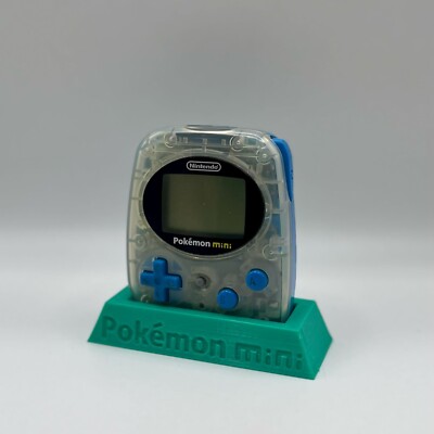 Nintendo Pokemon Mini-Konsole (1 x 3D-gedruckter Ständer)