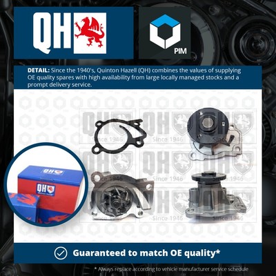 Water Pump fits RENAULT LOGAN Mk2 1.6 2016 on H4M438 Coolant QH 210102248R New