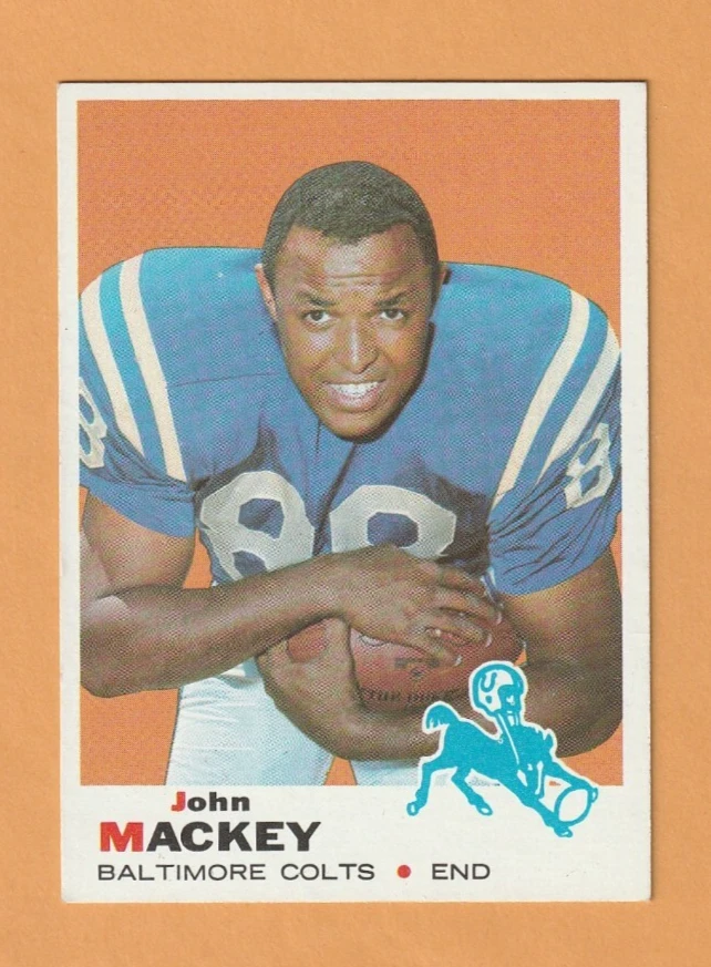 1969 Topps Football John Mackey #207  NM