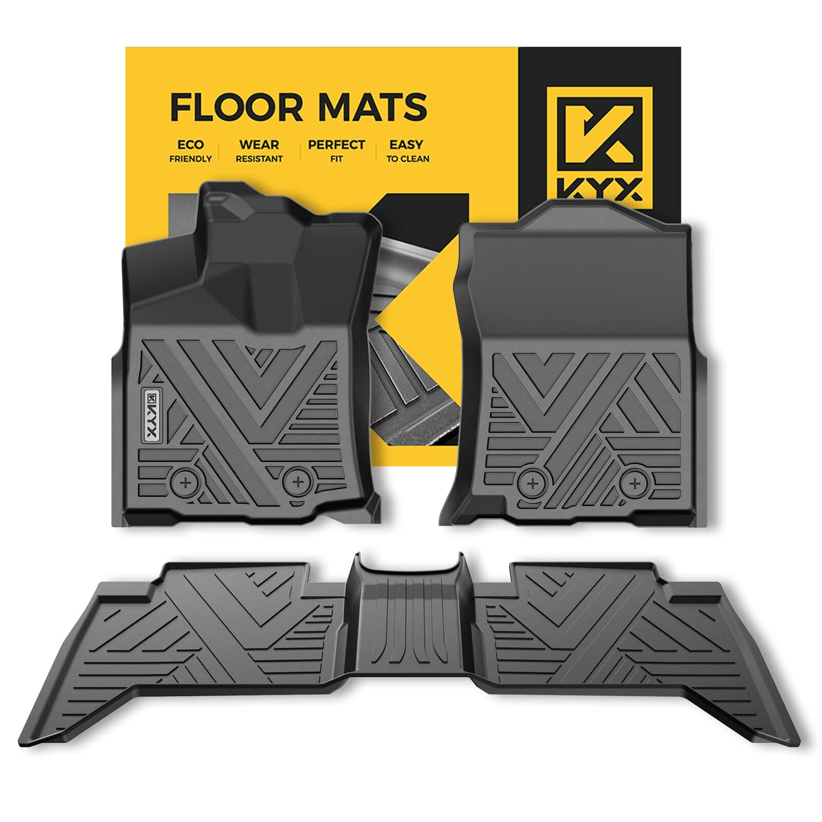 2018-2023 Toyota Tacoma Double Cab TPE All-Weather Floor Mats