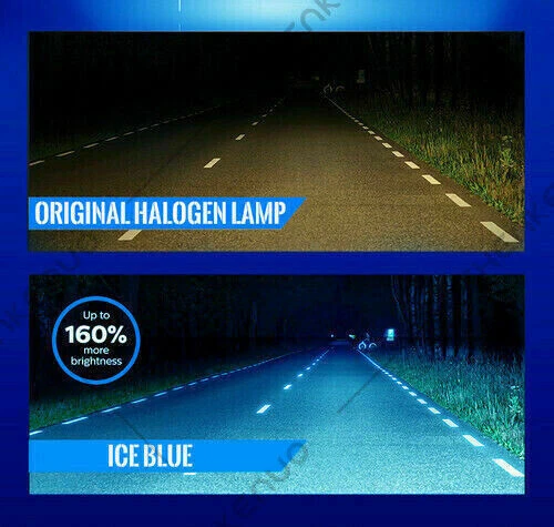 Para Ford Crown Victoria 1999-2011 9007 HB5 8000K LED Faros Bombillas haz alto-bajo Foto 3 de 4