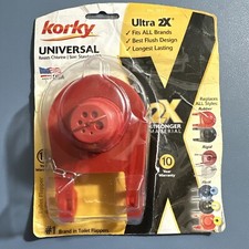 Korky Ultra 2x High Performance Rubber Adjustable Universal Flapper 2017